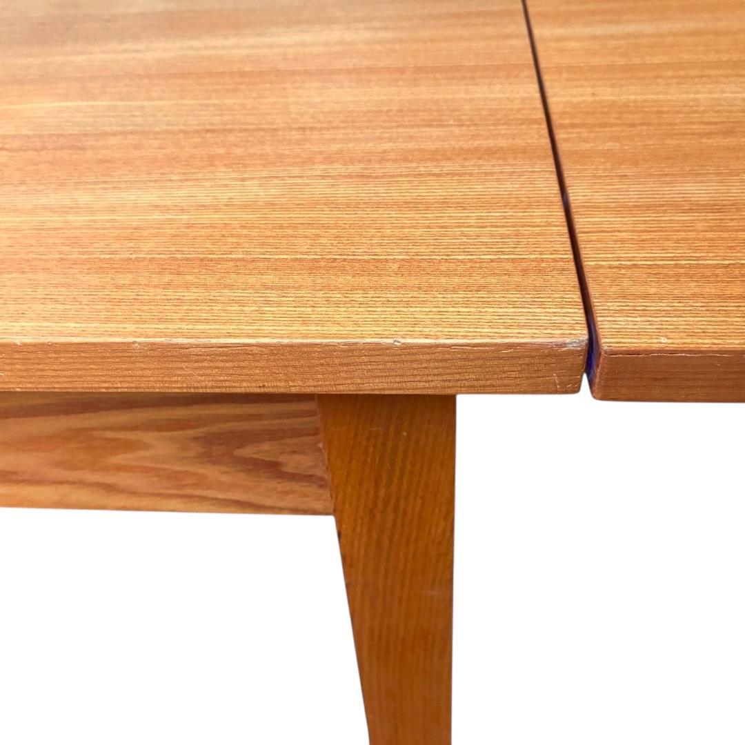 【廃盤・希少】無印良品 エクステンションテーブル タモ材 伸長式 ダイニング