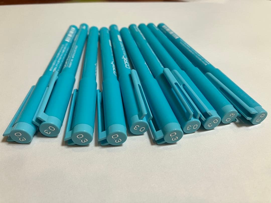 【激レア】コピック マルチライナー ターコイズ 50本（5線幅各10本）