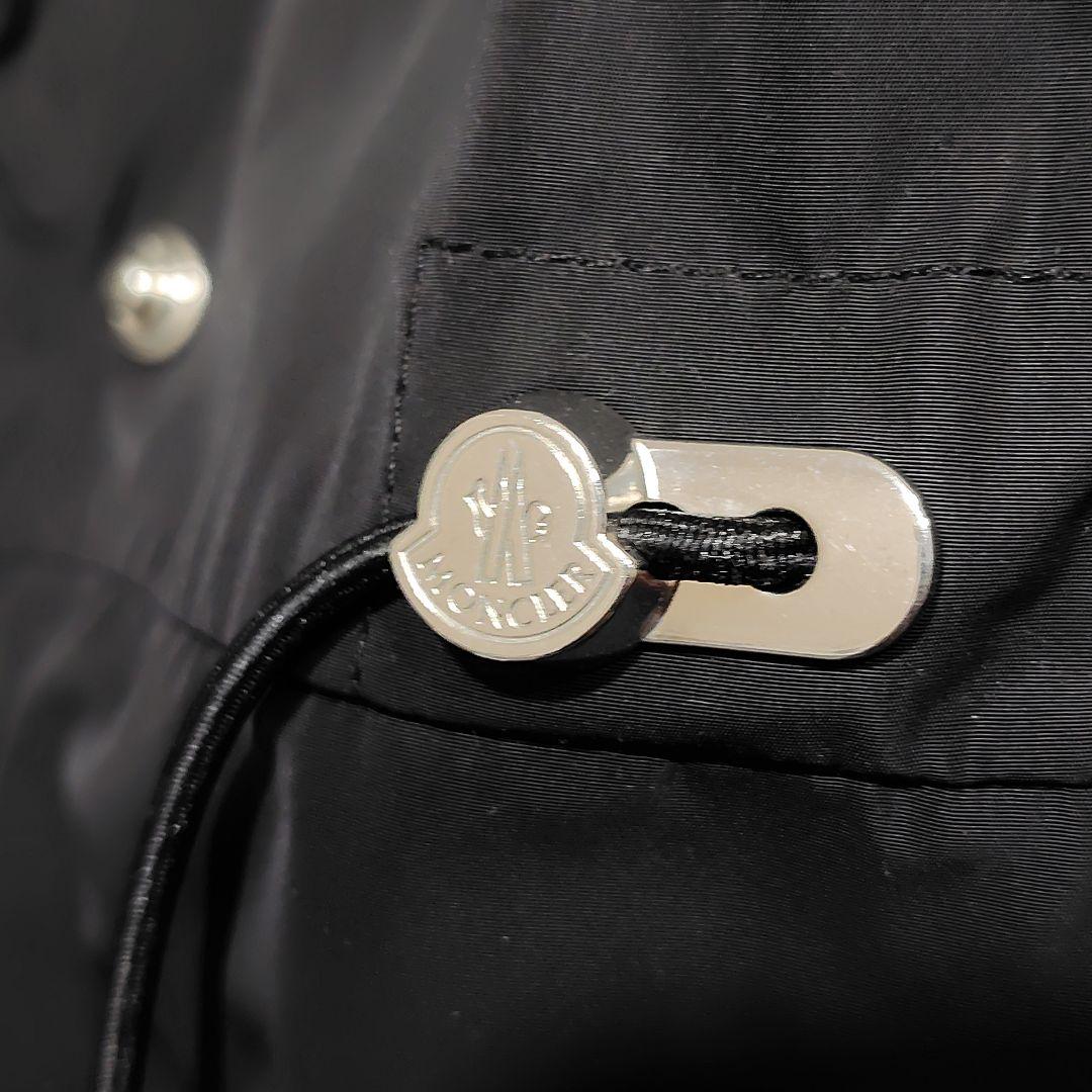 モンクレール Anthemis スプリングコート フード レディース 黒 1