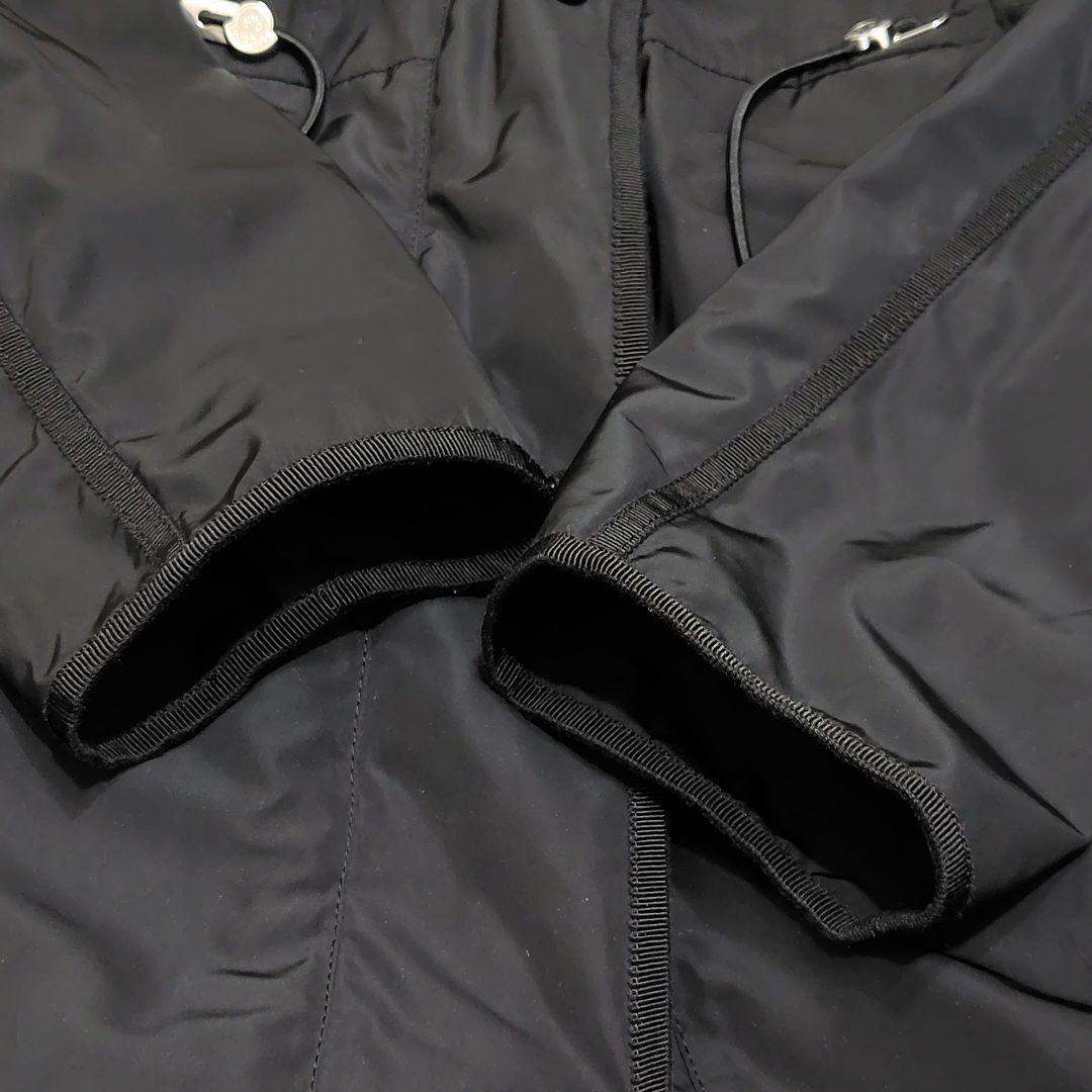 モンクレール Anthemis スプリングコート フード レディース 黒 1