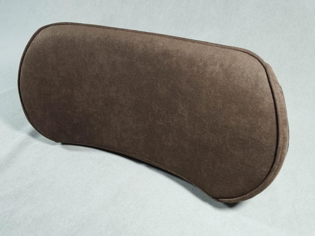 高級車内装素材で作った腰当てクッション ダークブラウン