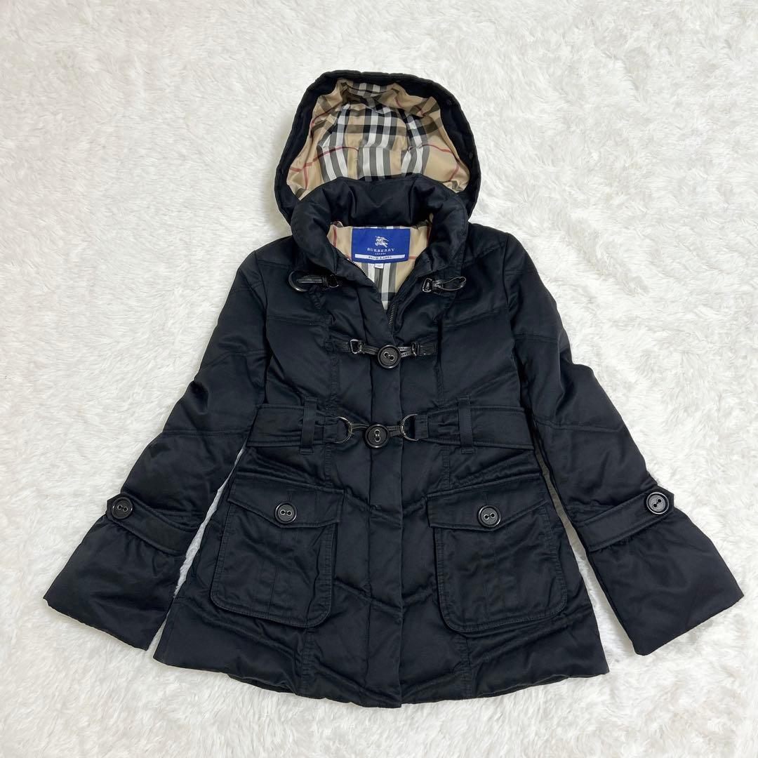 バーバリーブルーレーベル ダウンコート 40 山陽商会 ノヴァチェック 801