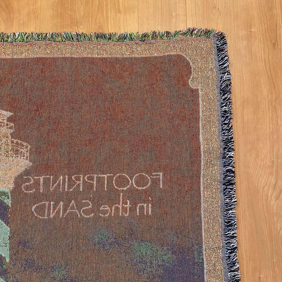 【美品】灯台 ゴブラン織 ヴィンテージラグ タペストリー タグ付 136×114