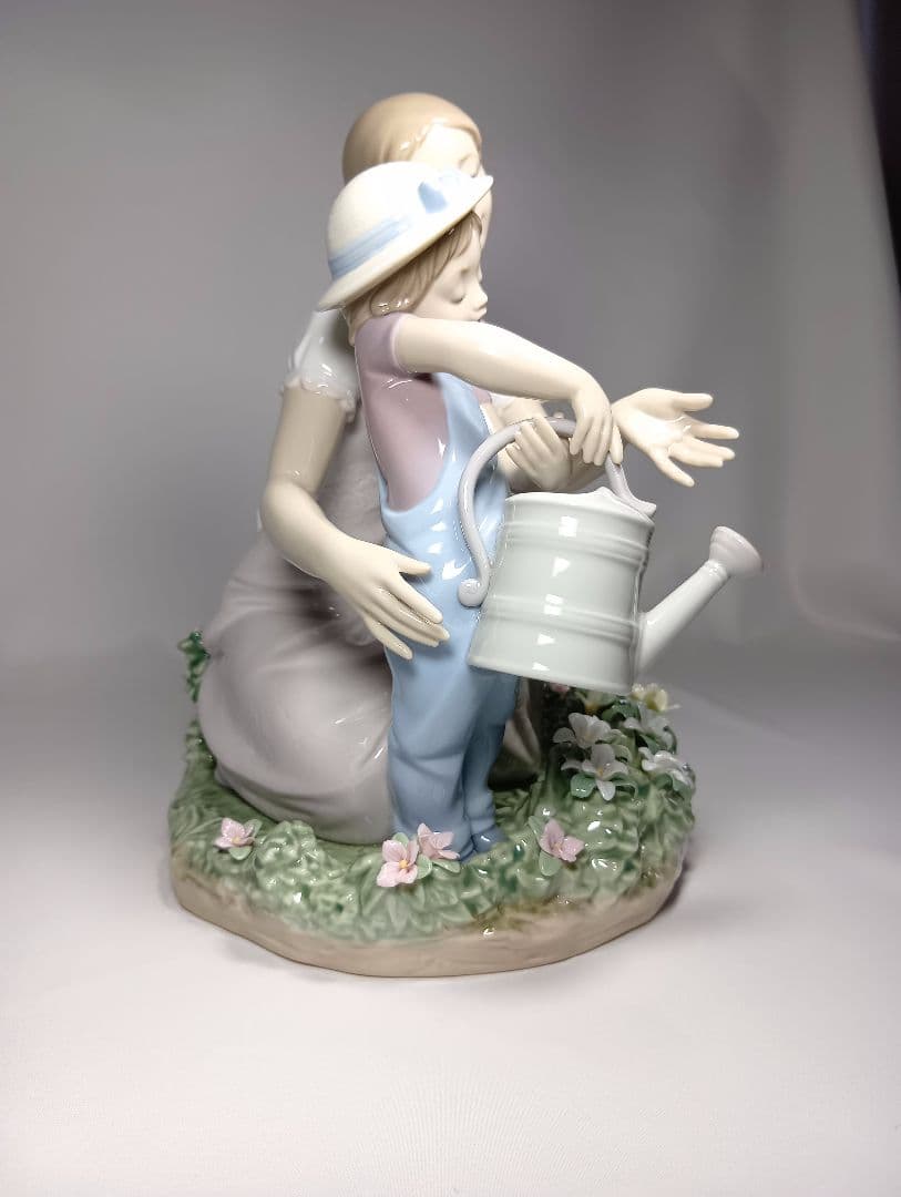 リヤドロ ママのお手伝い 美品 希少品 8028 箱付き 置物