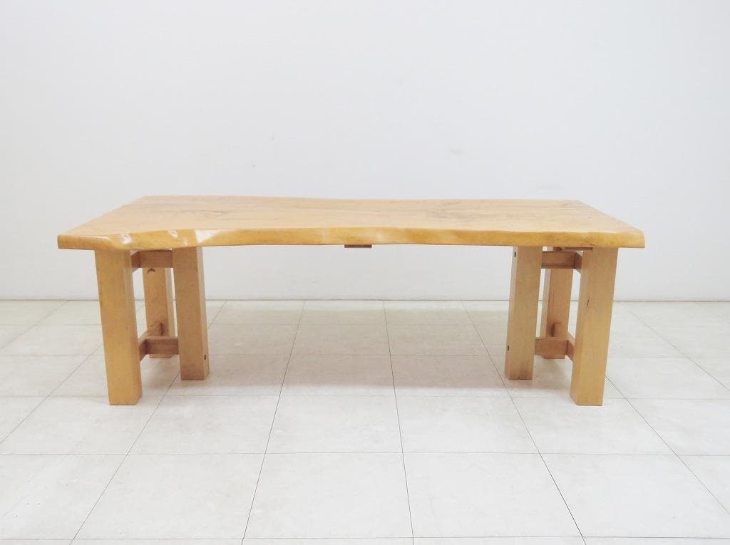 moonconn様 逸品 栃無垢材 一枚板 ダイニングテーブル 幅2000mm