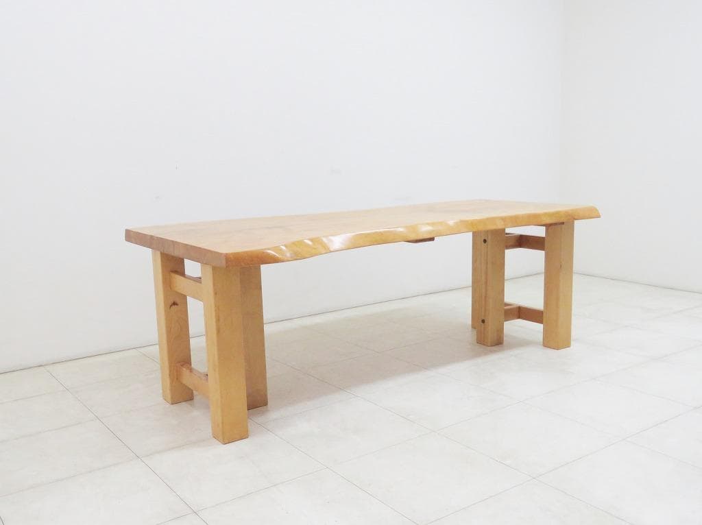 moonconn様 逸品 栃無垢材 一枚板 ダイニングテーブル 幅2000mm