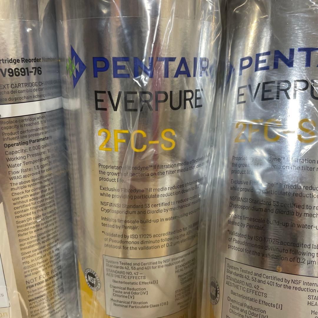 Pentair Everpure 2FC-Sカートリッジ 6個セット