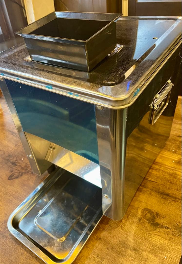 最終価格 ステンレス製スライサー　2.5ミリカット　ネギラーメンに最適