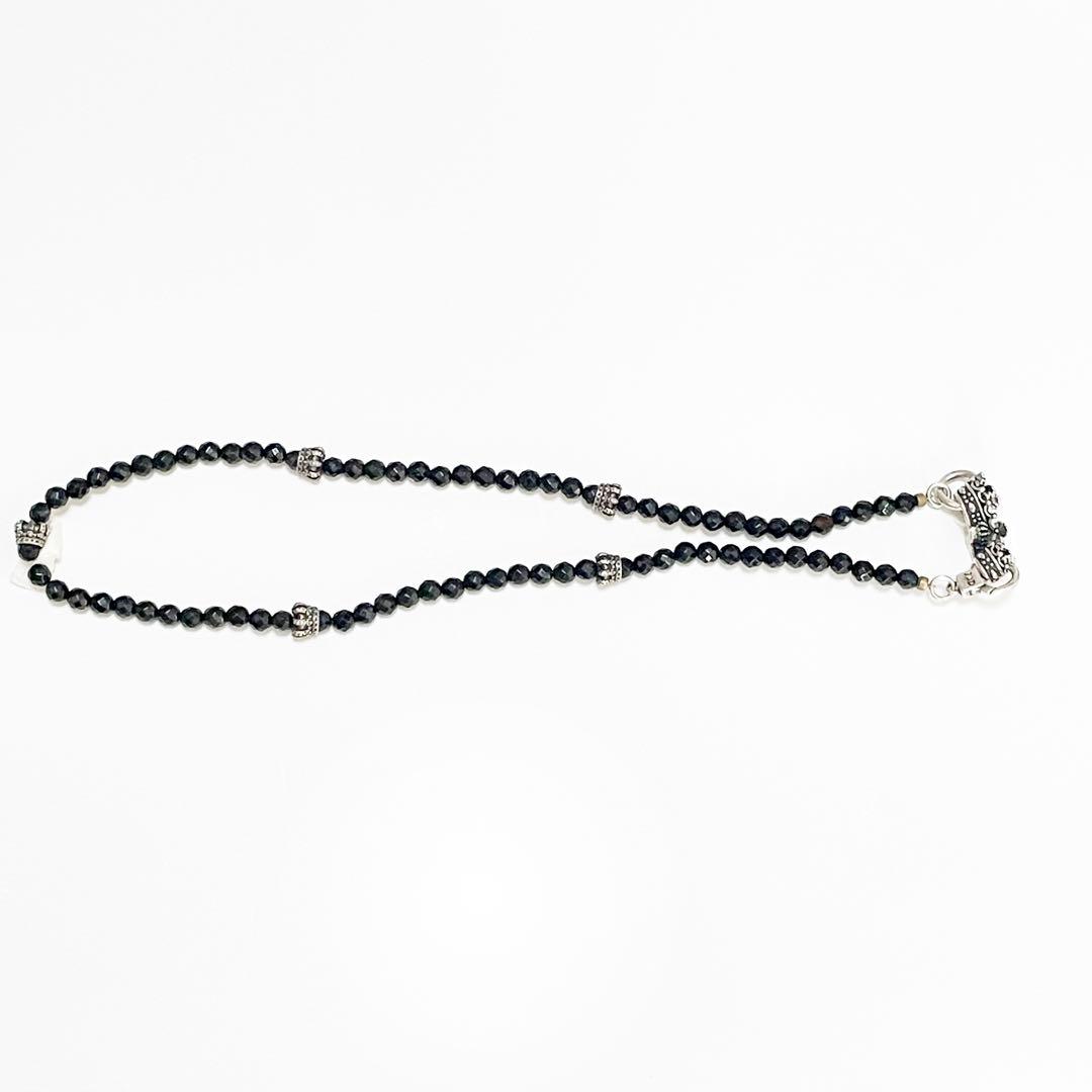 JUSTIN DAVIS クラウン オニキス ブレスレット ブラック sv925