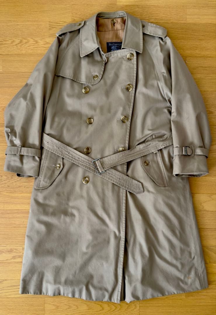 M*u様 名品　トレンチ21類似　バーバリー　サイズ54　英国製　Burberr