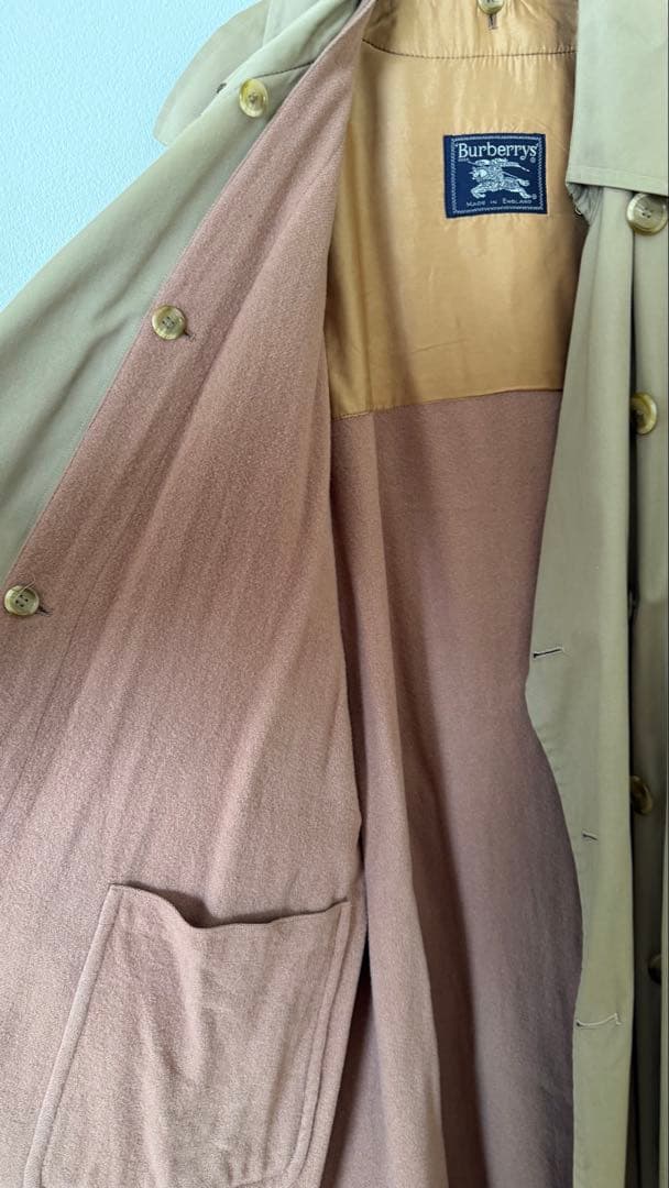 M*u様 名品　トレンチ21類似　バーバリー　サイズ54　英国製　Burberr