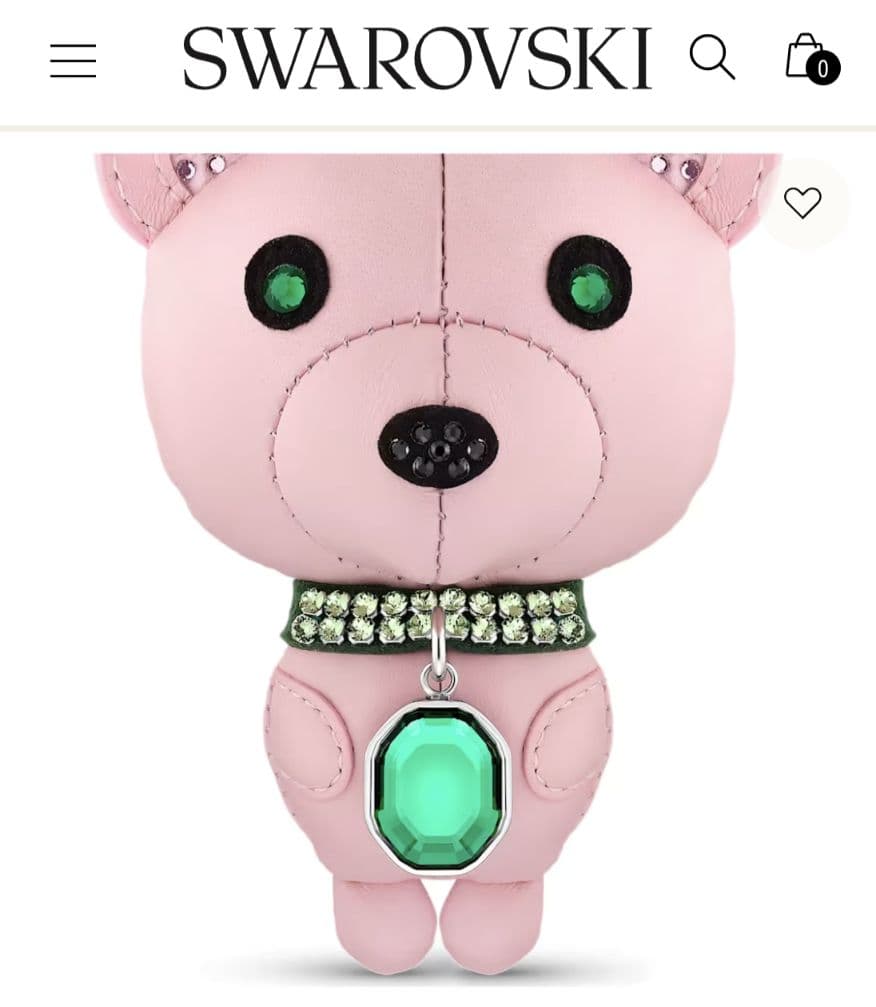 SWAROVSKI　Icons キーリング クマちゃん
