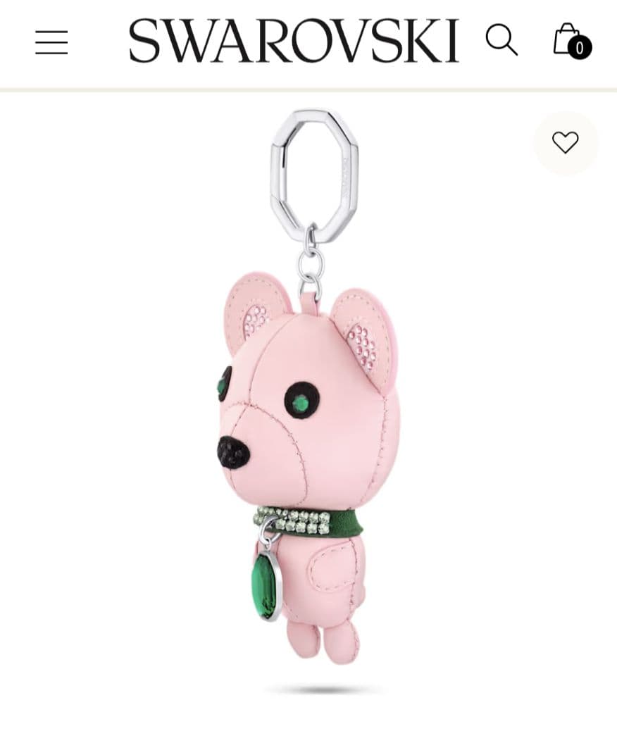 SWAROVSKI　Icons キーリング クマちゃん