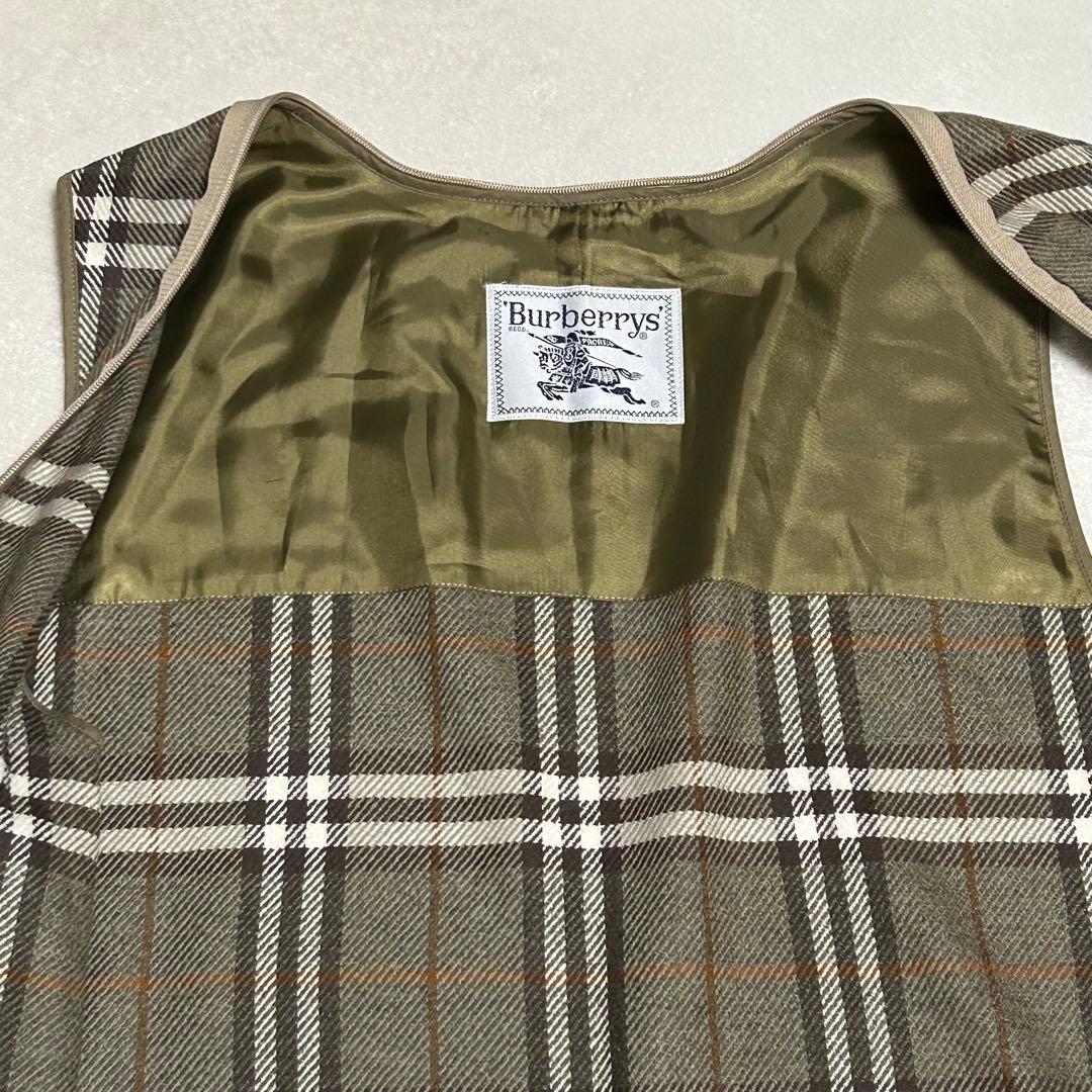 Burberrys ウールライナー付2wayトレンチ コート9号 ブラウン系裏地