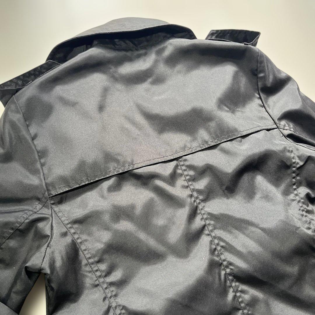 お値下げ⭐️美品⭐️FENDI ブラック トレンチコート ヒョウ柄裏地