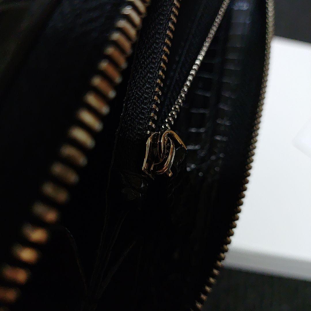 クロコダイル革　豪華使用　長財布　無双　ラウンドファスナー