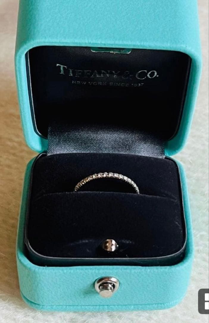 【鑑定必須・美品】ティファニー メトロ フルエタニティリング　（Gカード有り）
