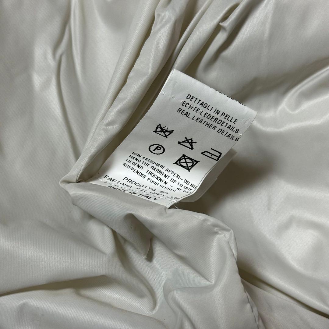 FABIANA FILIPPI ショールコート レザー カシミヤ混 新品未使用