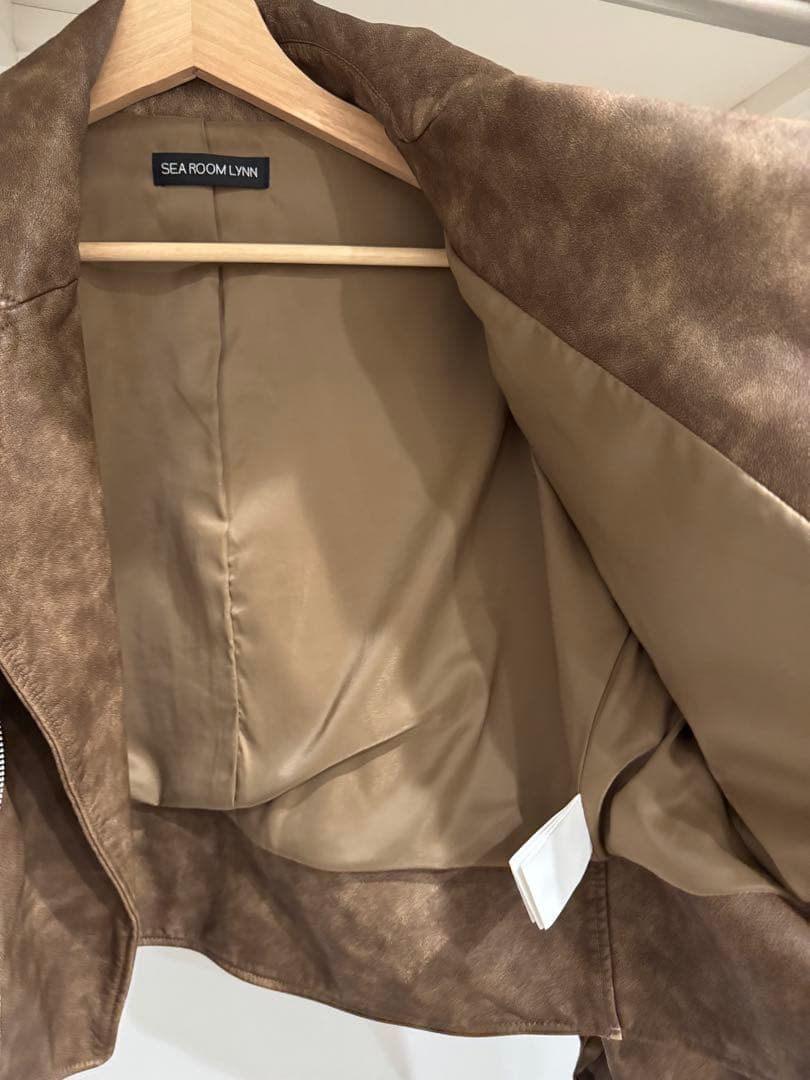 ♡searoomlynn♡ヴィンテージエコレザー　ショートライダース