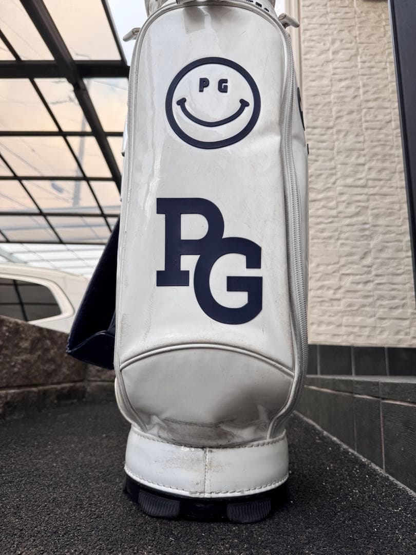 《定番品》PEARLY GATES パーリーゲイツ キャディバッグ ホワイト