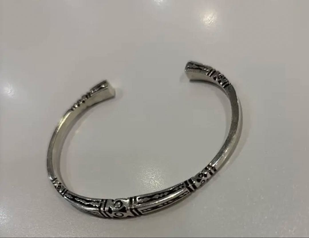 美品 スティーヴアラン トゥアレグシルバーバングルTouareg Silver