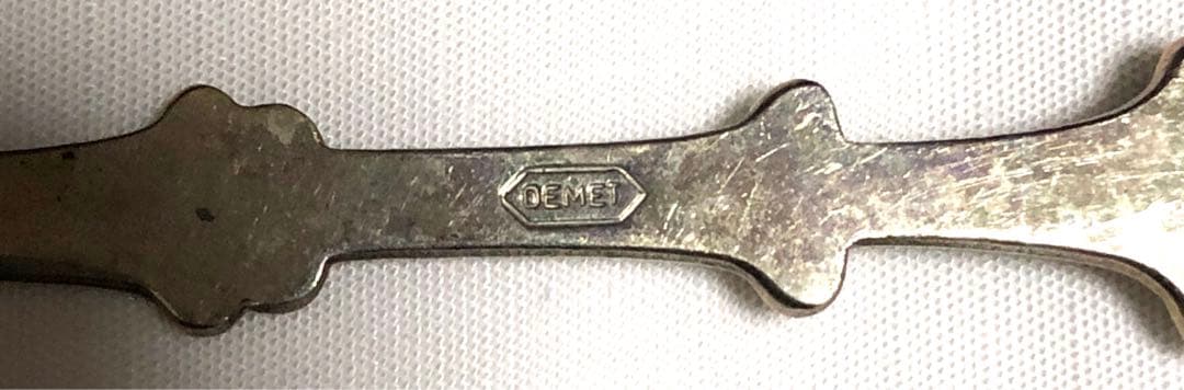 70’ ヴィンテージスプーンDEMET製造　デルフト焼き オランダ