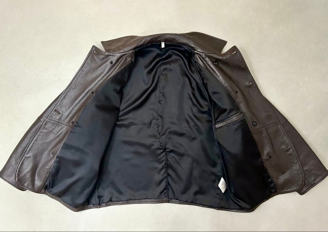 ジャケット・アウター 25AW CCU NAKED COW SKIN COVERALL BROWN 3