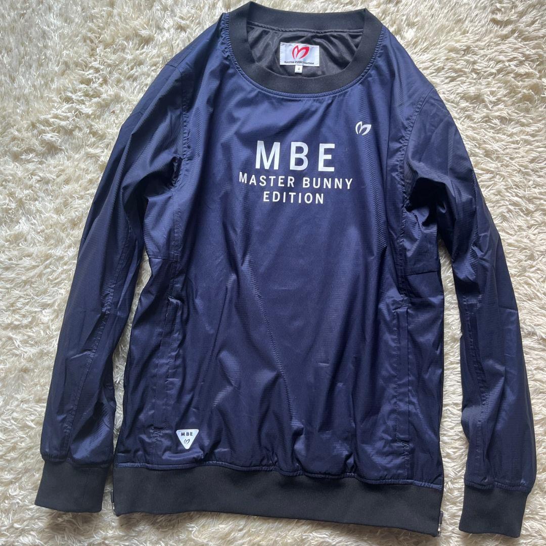 美品　マスターバニーエディション　スニード　ゴルフ　ウィンドブレーカー　ネイビー