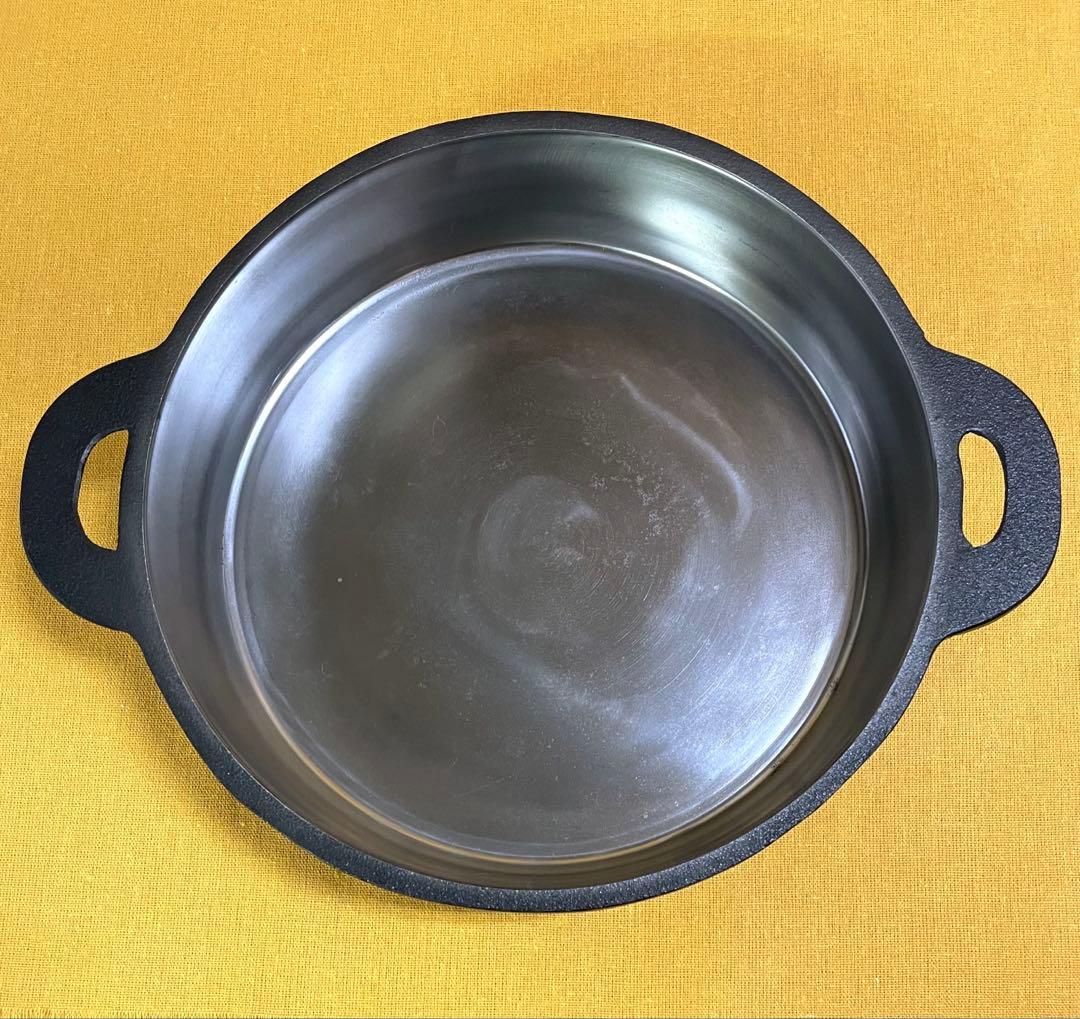 出品同型商品で一番美しい‼️ 山王堂 久慈 砂鉄鍋 27cm すき焼き鍋 南部鉄器