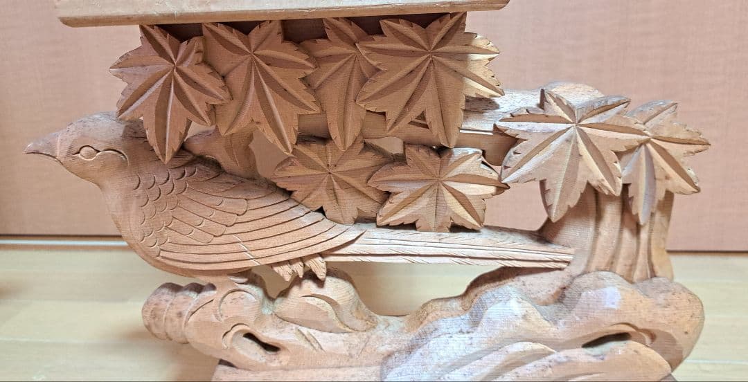 木工品 灯籠 1対 お供仏具用品　高さ約60cm