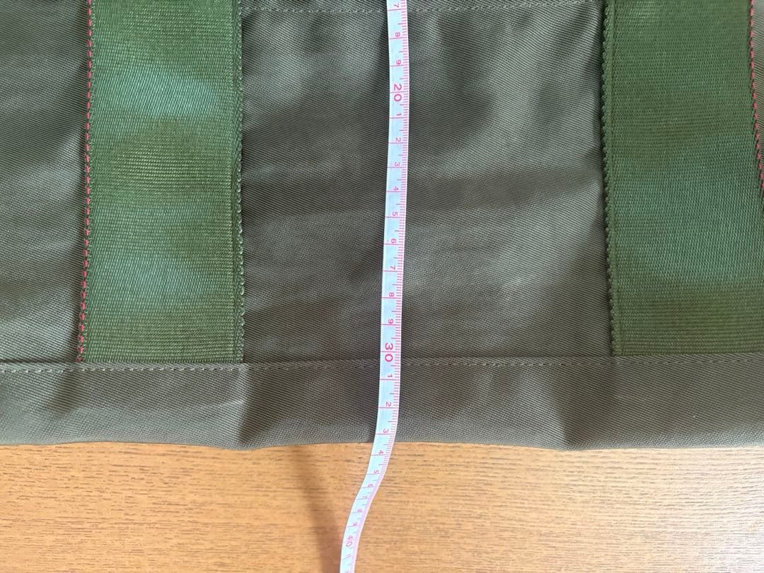 ブリーフィング　大容量　トートバッグ　カーキ　中古品