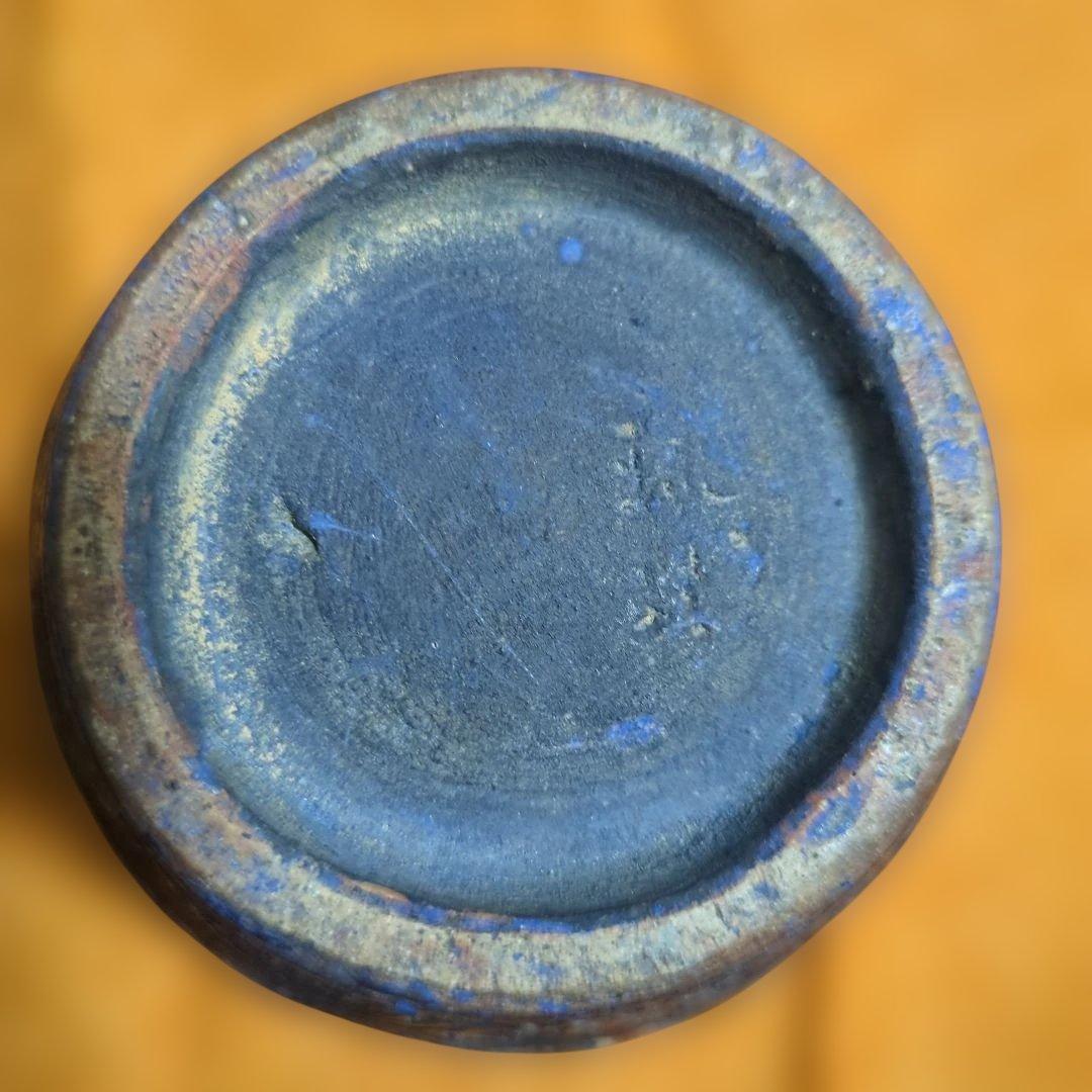 琉球古典焼　花瓶　雲龍　壺　やちむん