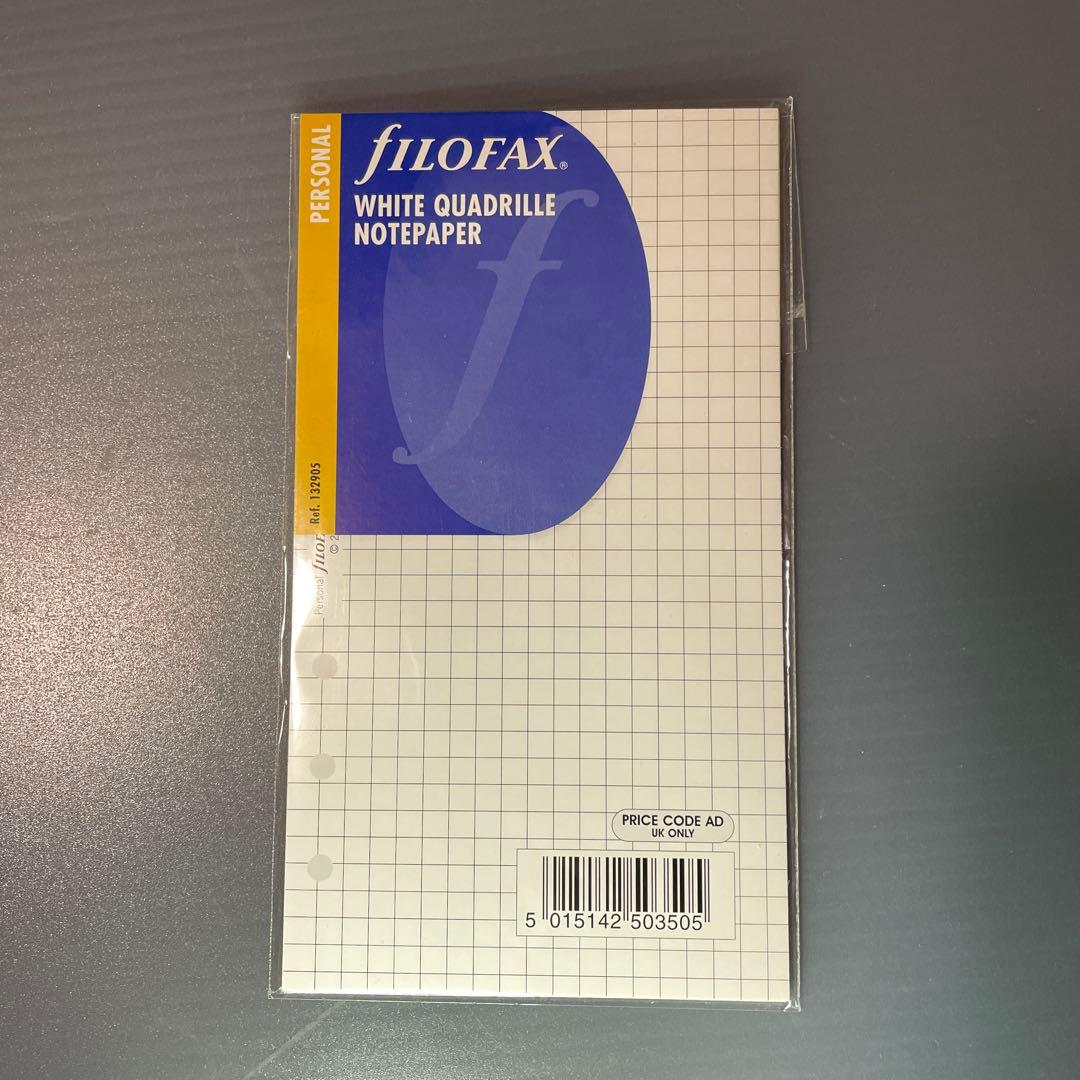 フアィロファックス　（Filofax）高品質なレザー製の6リングファイル。