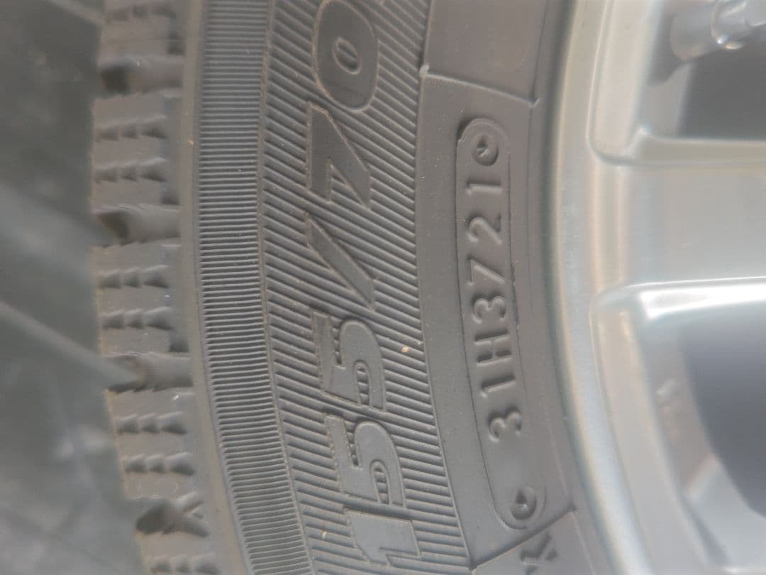 ②155/70R13 スタッドレスタイヤ アルミホイール付 2本セット