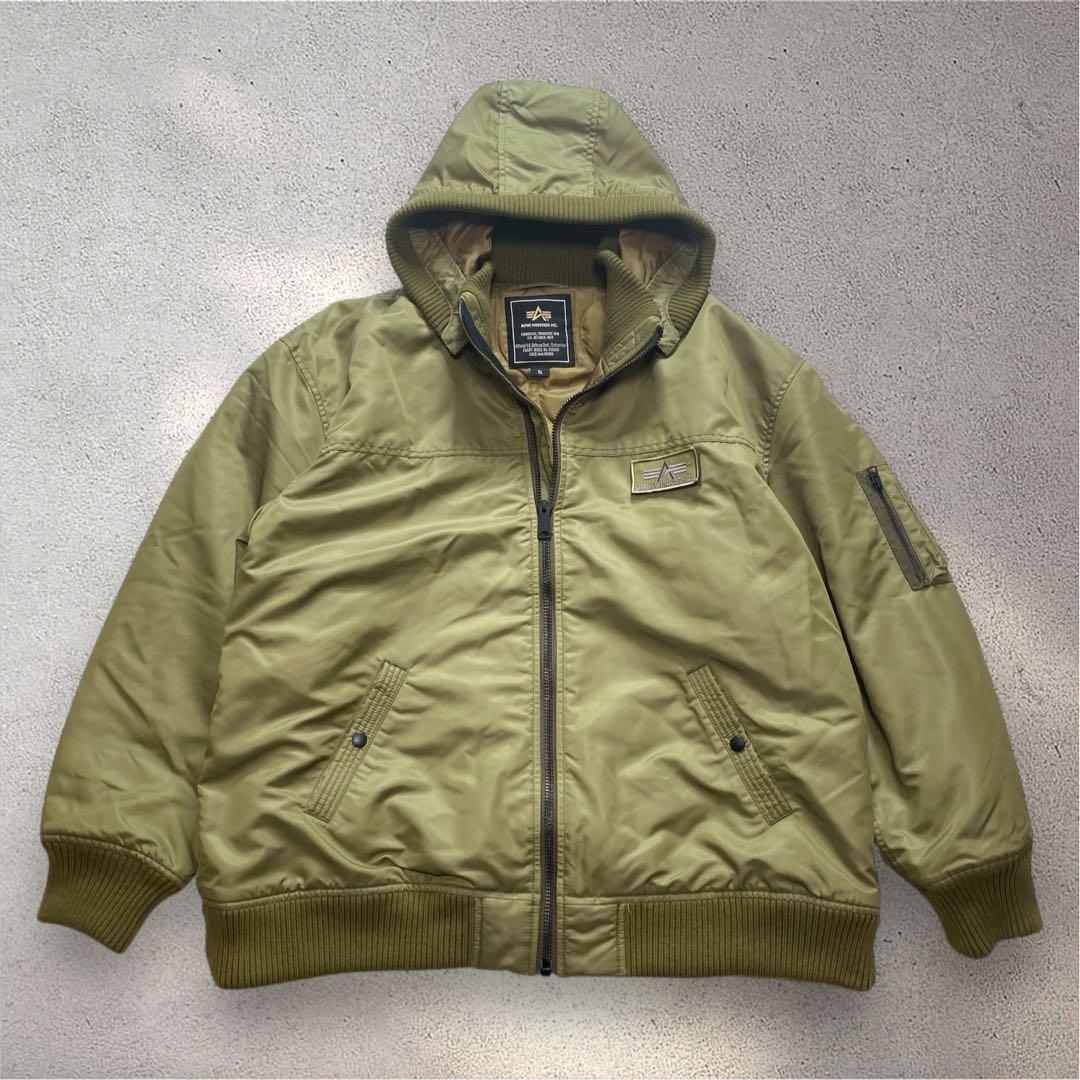 美品✨ALPHA INDUSTRIES MA-1 大きいサイズ5L カーキ