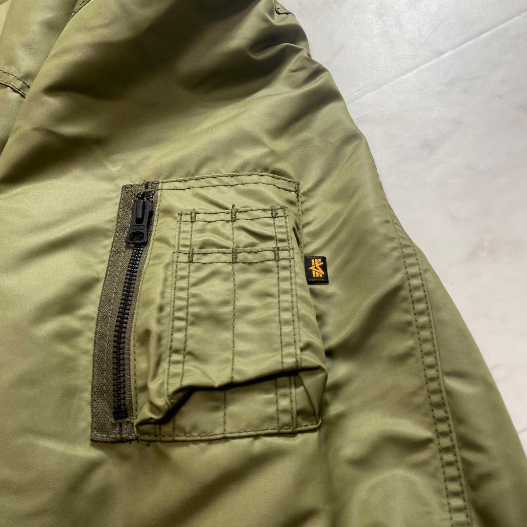 美品✨ALPHA INDUSTRIES MA-1 大きいサイズ5L カーキ
