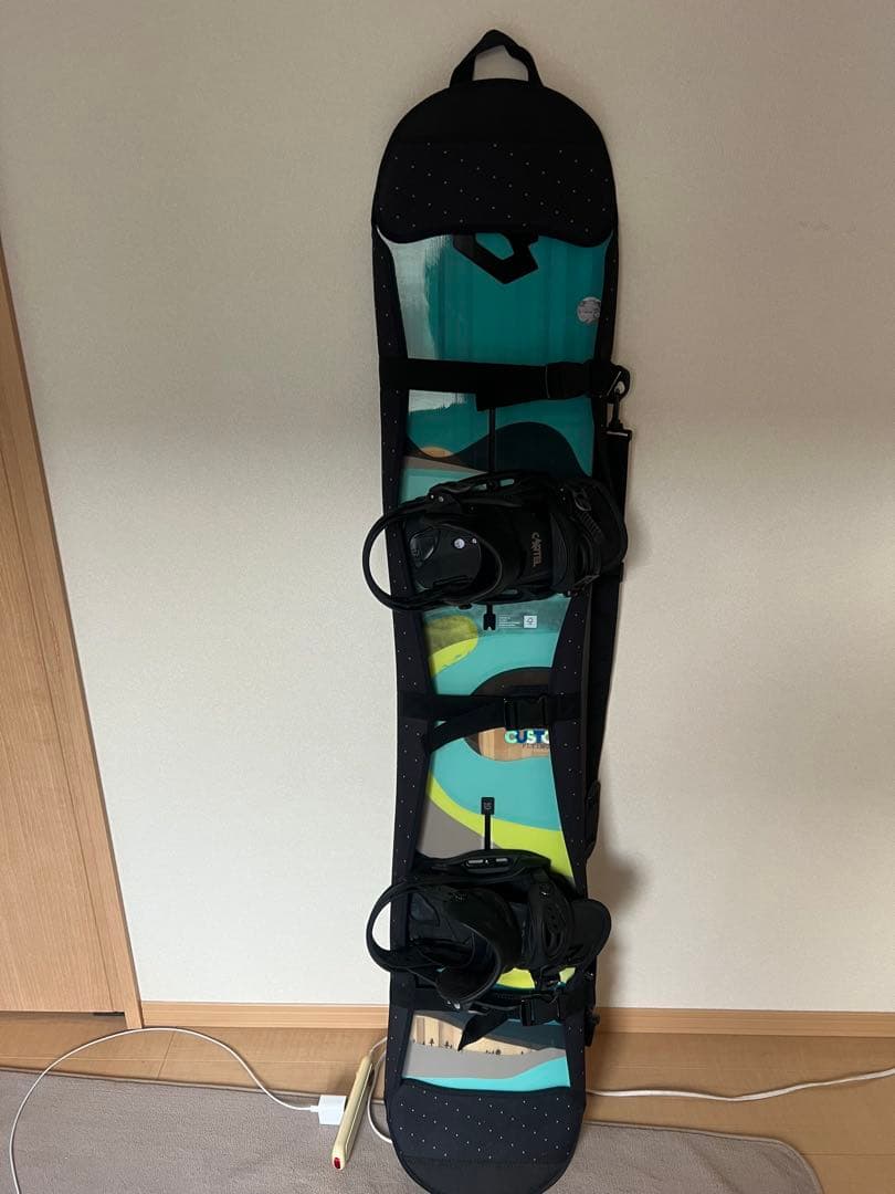 Burton Custom 154cm フライングＶ　ビンディング付