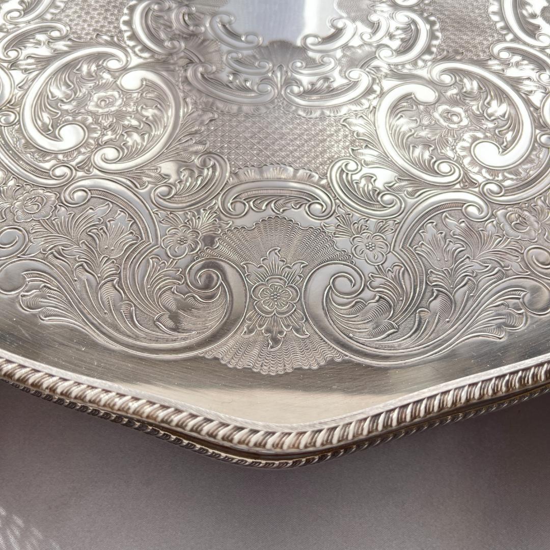 【Craftsmen】 ギャラリートレー 40cm 　八角形 大型 綺麗！！