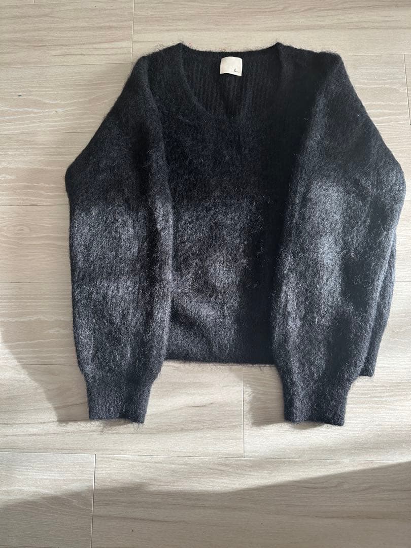 loin.ロワン　モヘアニット 黒