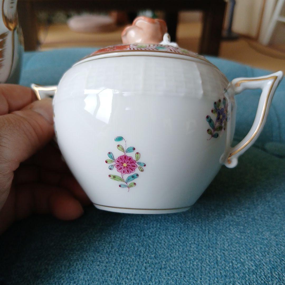 ヘレンドアポニーフラワーティーセット4点