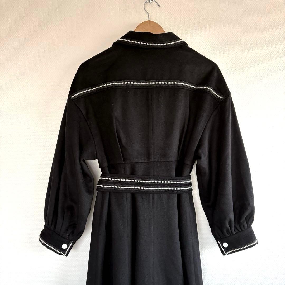 トゥエンティーズ 名入れされた懐中時計 コート ブラック M Tnewties