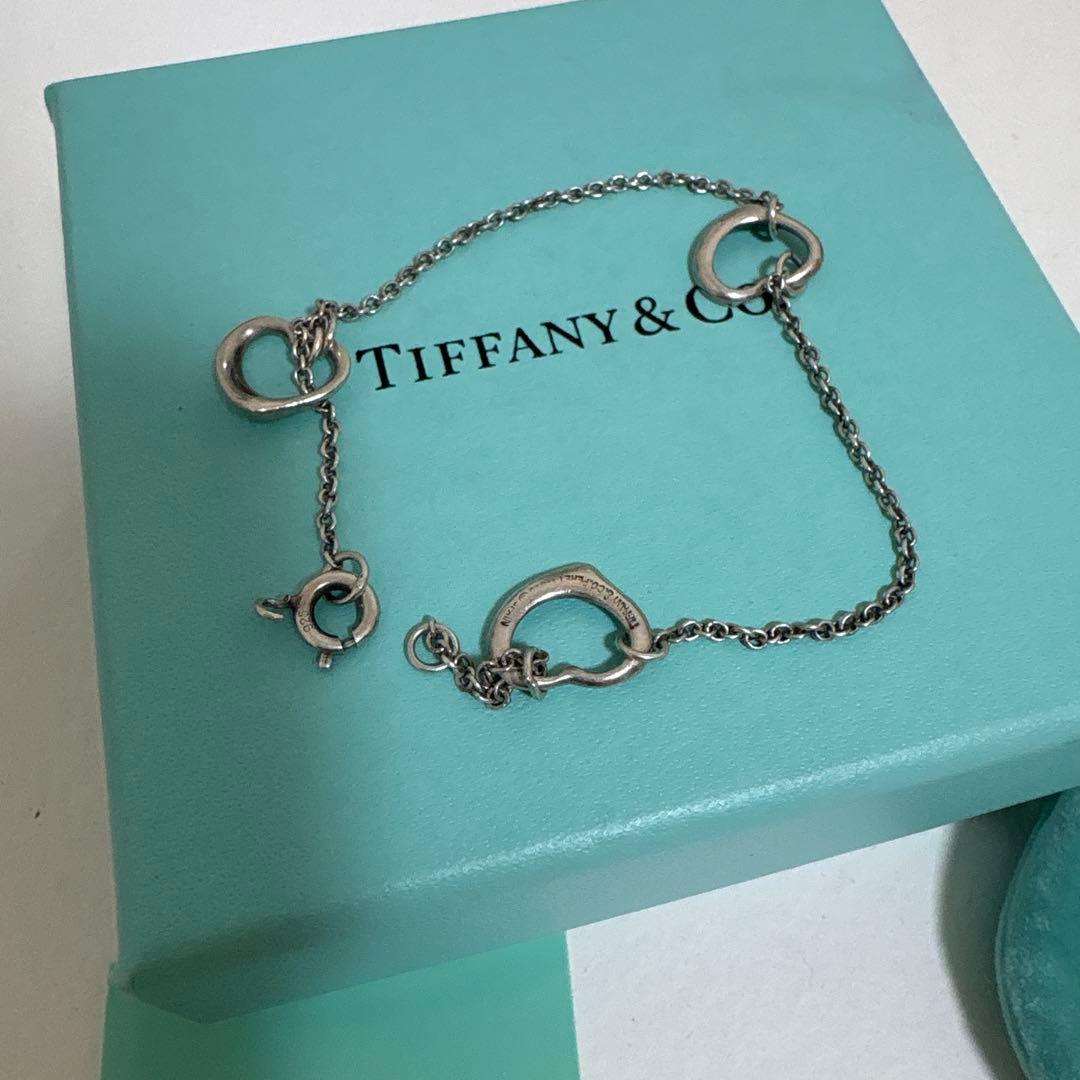 保証書付き ティファニー Tiffany オープンハート ブレスレット