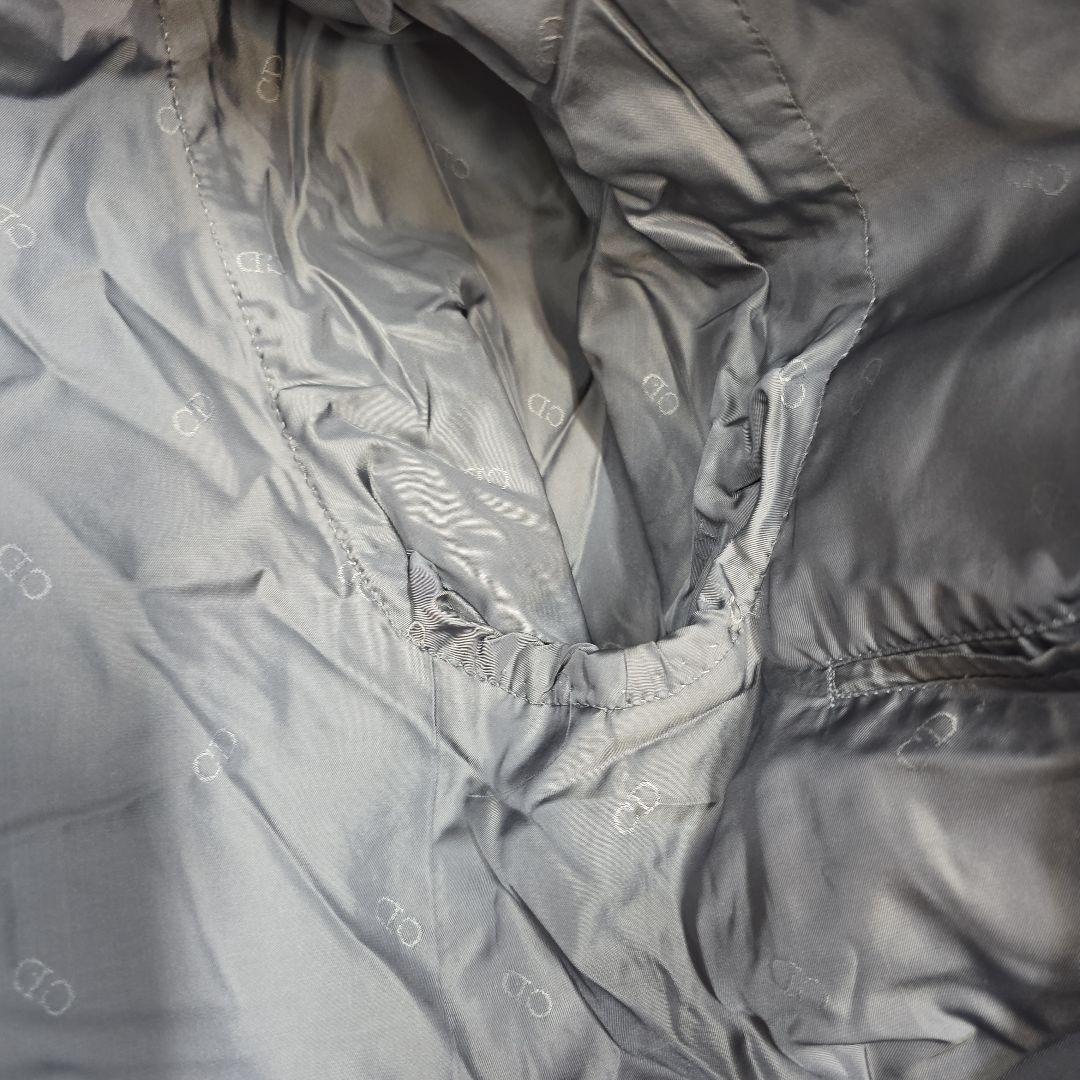 クリスチャンディオール グレー チェスターコート ウール混紡 y54