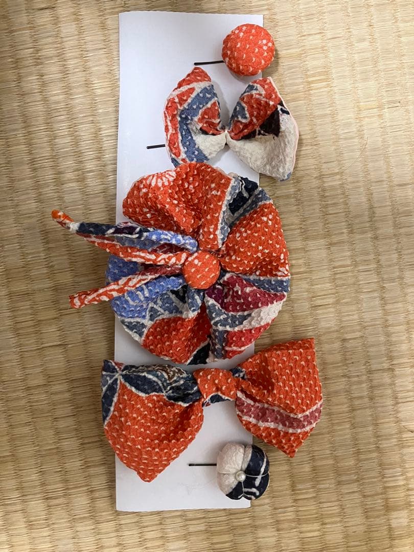 正絹　藤娘きぬたや　総絞り被布　同布髪飾り