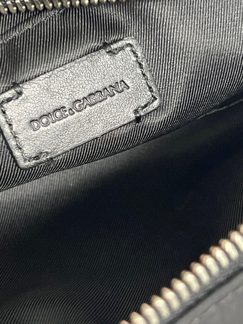 Dolce&Gabbanaナイロン製 黒 メンズボディバッグ