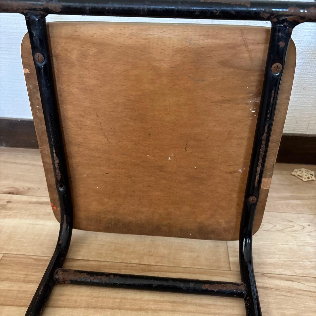 懐かしい幼稚園の椅子2脚セットアンティーク