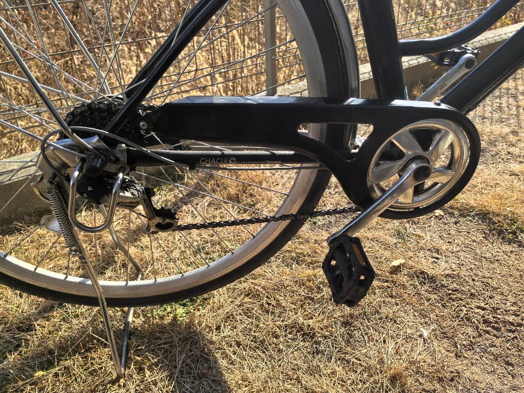 【名古屋引取限定】パンクしない自転車　DCM 27インチ　6段　オートライト