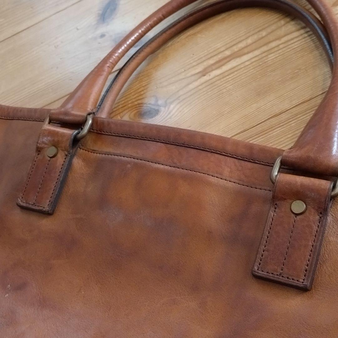 土屋鞄製造所 ガジェット スタジオキャリートート レザートートバッグ キャメル