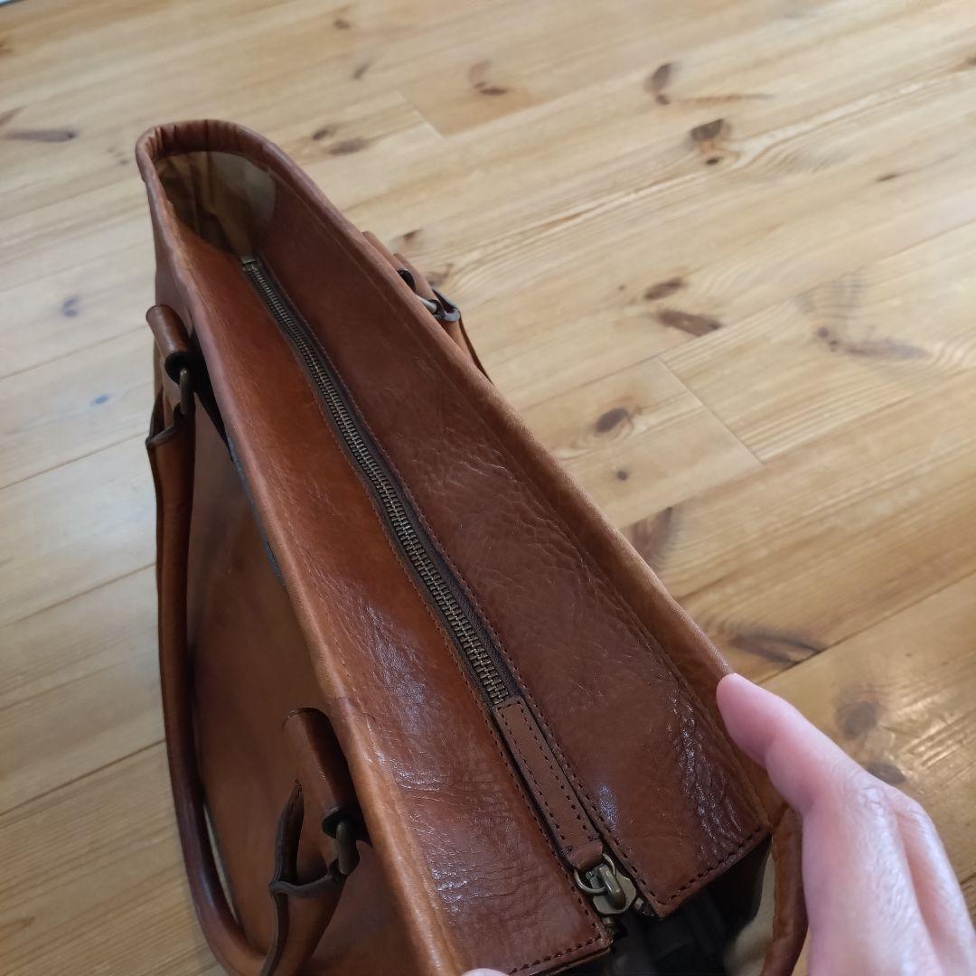 土屋鞄製造所 ガジェット スタジオキャリートート レザートートバッグ キャメル