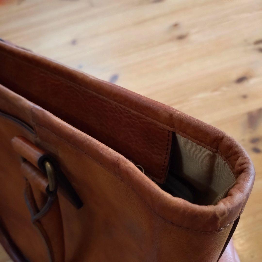 土屋鞄製造所 ガジェット スタジオキャリートート レザートートバッグ キャメル